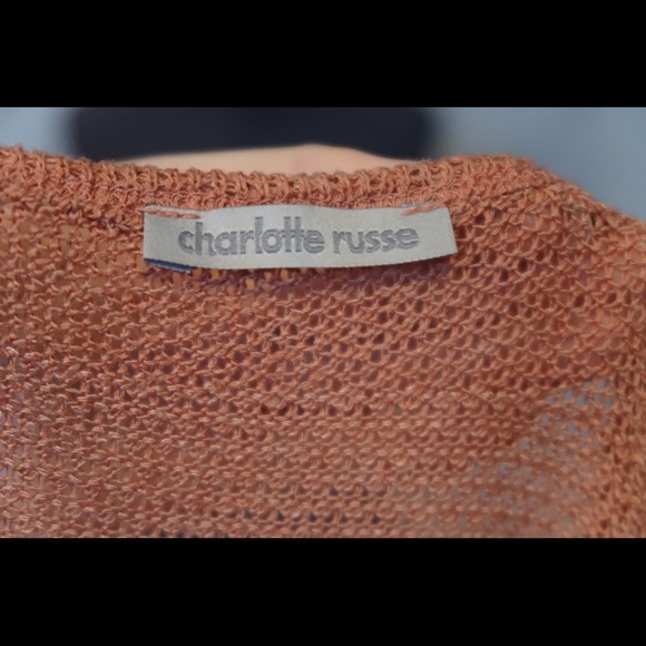 NWOT Charlotte Russe Pink Sweater Size L - Picture 4 of 4